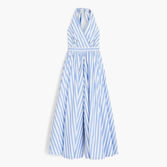 J. Crew Pants - New JCREW Widest Leg Jumpsuit Cotton Poplin Stripe